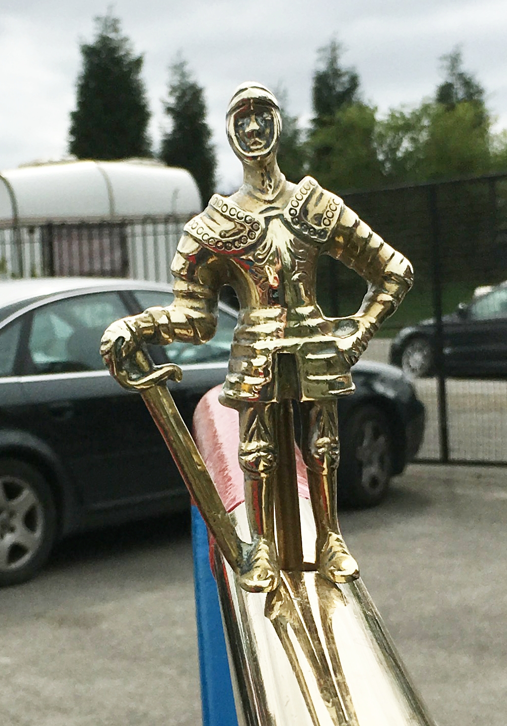 Medieval Knight Tiller Pin (image for) Medieval Knight Tiller Pin